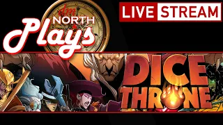 Dice Throne Board Game Gameplay | Santa vs Krampus vs Thor King of the Hill (Live Stream Replay)