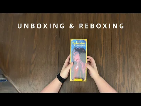 Splendor: The Sun Never Sets Expansion - Game Unboxing & Reboxing - See What's In The Box