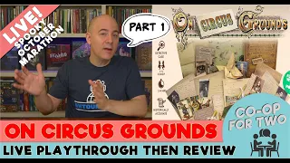 On Circus Grounds - Deluxe Cold Case Game - Live Play then Review