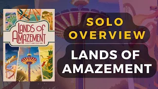 Preview of Lands of Amazement (Button Shy) 18-card game - Solo Overview | DaniCha