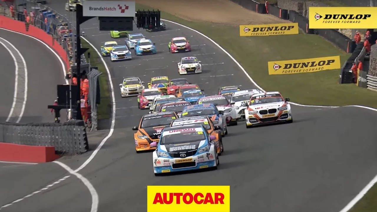 BTCC 2016 Highlights | Rounds 1,2,3 from Brands Hatch | Dunlop