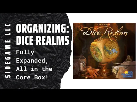 Organizing Dice Realms (Quick Set-Up, No Lid Lift) SideGame LLC