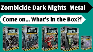 Holy Hemorrhaging Heroes: An Unboxing of Zombicide 2nd Edition Dark Nights Metal Packs 1-5