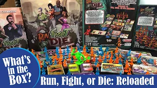 RUN FIGHT OR DIE: RELOADED Board Game Unboxing - What's in the Box?