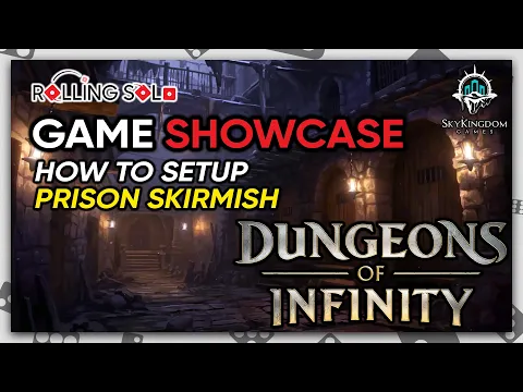 Dungeons of Infinity: Kingdom Cost | Solo Playthrough | How To Setup | Prison Skirmish