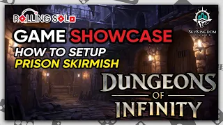 Dungeons of Infinity: Kingdom Cost | Solo Playthrough | How To Setup | Prison Skirmish