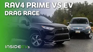Drag Race! RAV4 Prime vs RAV4 EV