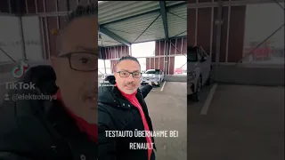 E Auto Megane E-Tech Abholung bei Renault. #shorts #elektroauto