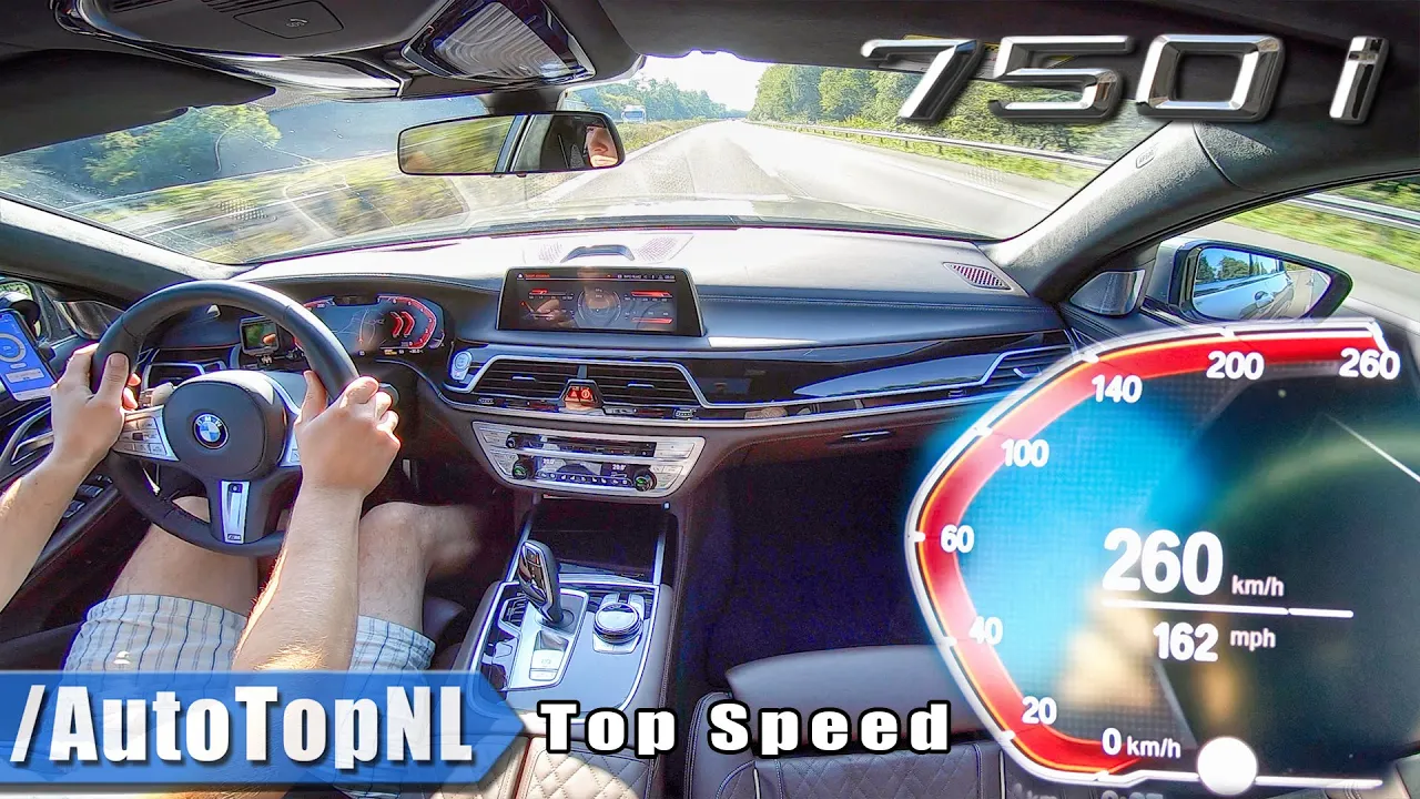 BMW 7 SERIES 2020 750i | 4.4 V8 BiTurbo 530HP | TOP SPEED on AUTOBAHN (No Speed Limit) by AutoTopNL