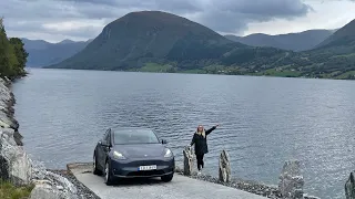 Tesla Model Y Lap Of Norway Part 2 - Beautiful Fjords and Electric Ferry Crossings!