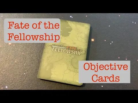 TDG: Lord of the Rings: Fellowship of the Ring - Objective Cards