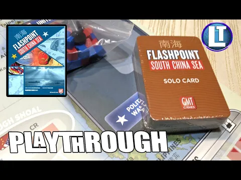 FLASHPOINT: SOUTH CHINA SEA 2 Player Board Game PLAYTHROUGH / 2P Gameplay