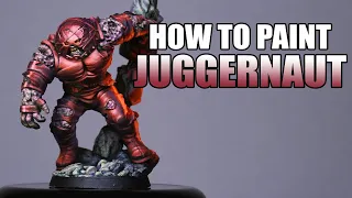 How To Paint Juggernaut - Marvel Zombicide