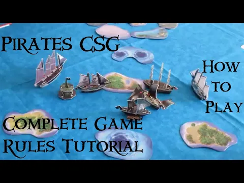 How to play Pirates Constructible Strategy Game Part 2: Complete Game rules tutorial