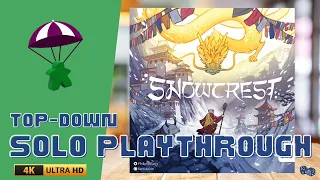Snowcrest Solo Playthrough (4K) // with Full Teach and Initial Impressions
