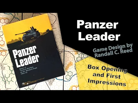 Avalon Hill - Panzer Leader - A look inside the box at this great game