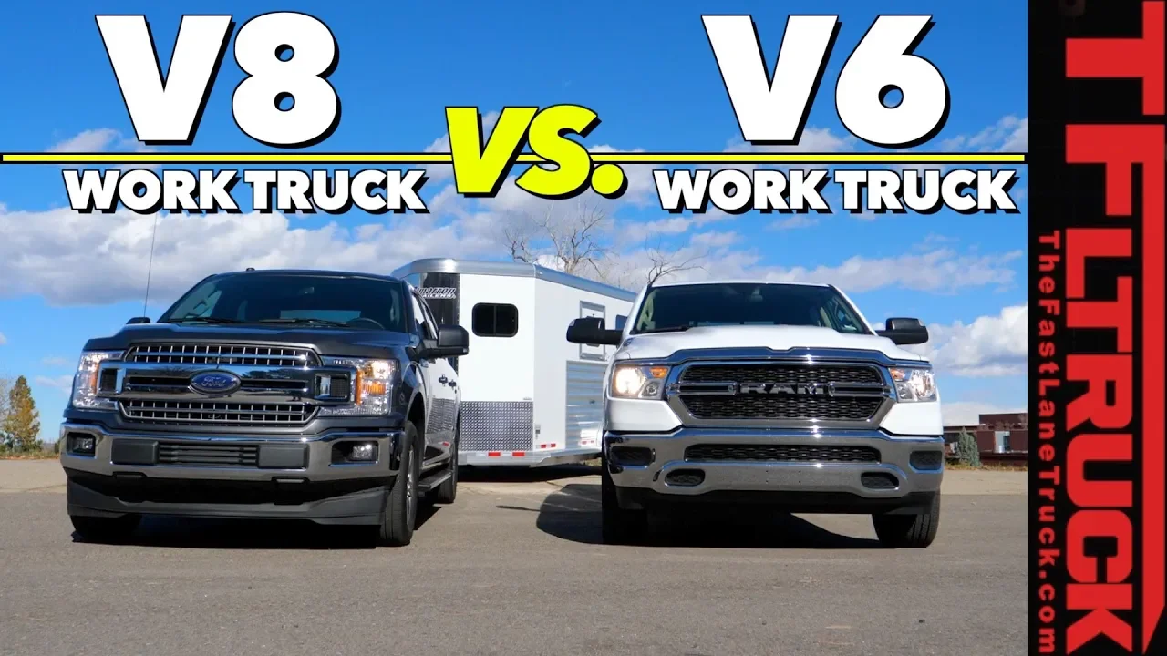 Can a Ford F-150 V8 Be More Efficient Towing than a Ram 1500 V6? Here's The Answer!