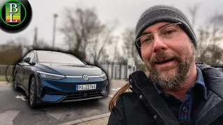 VW Id.7 Pro - 110 km/h range test in Winter conditions