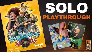 Draft and Write Records A Cosy Roll & Write Solo Playthrough