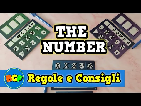 THE NUMBER | Tutorial #180 | Gioco da Tavolo