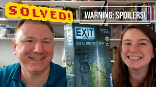 Solved! Exit the Game: The Abandoned Cabin - Dr Gareth and Laura