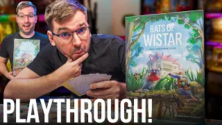 Rats of WIstar Full Boardgame Playthrough!