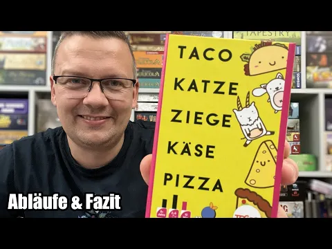 Taco Katze Ziege Käse Pizza (asmodee) - Schnelles Reaktionsspiel - ideal für die Familie