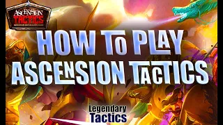 How to Play the new ASCENSION TACTICS !!! / Early Release / Deck Building Game