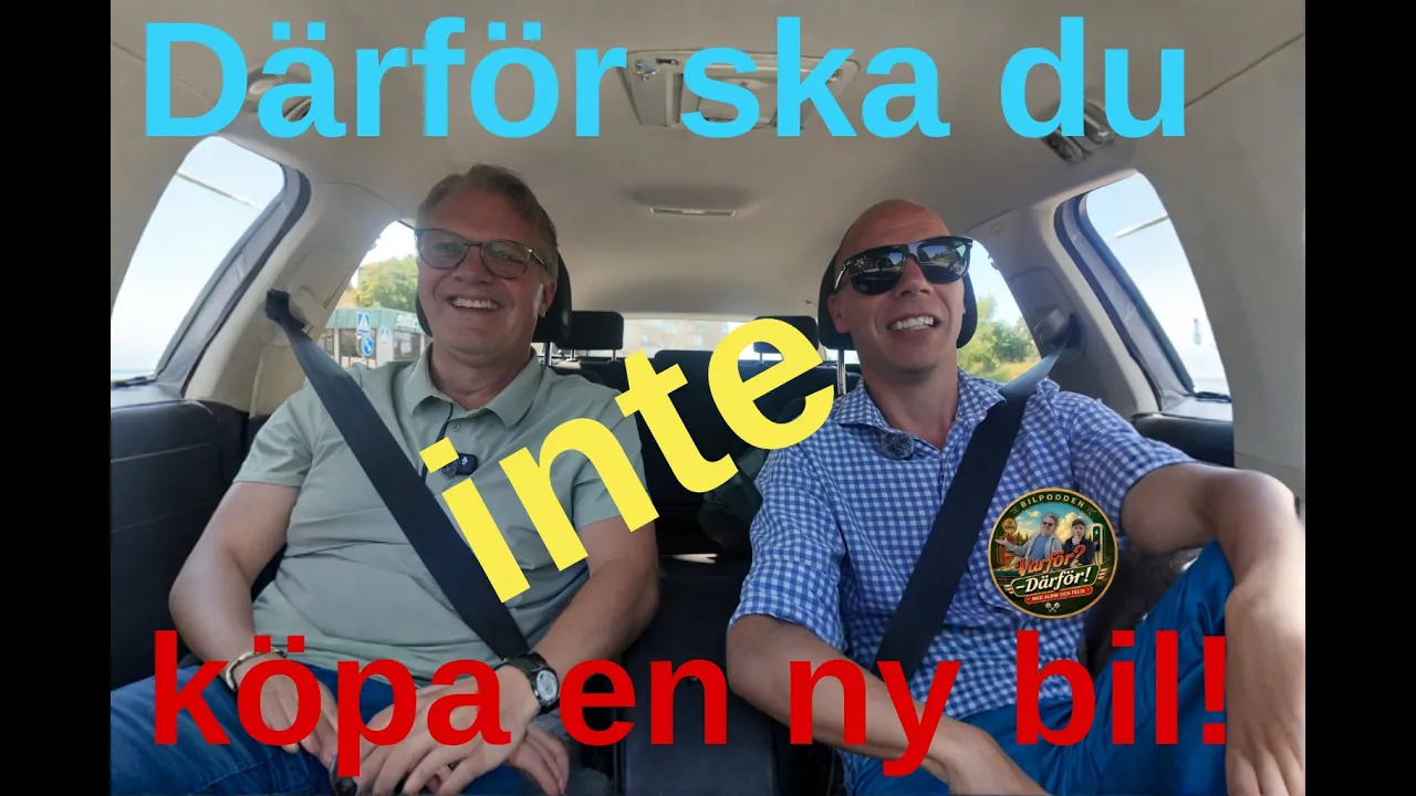 Därför ska du inte köpa en ny bil!