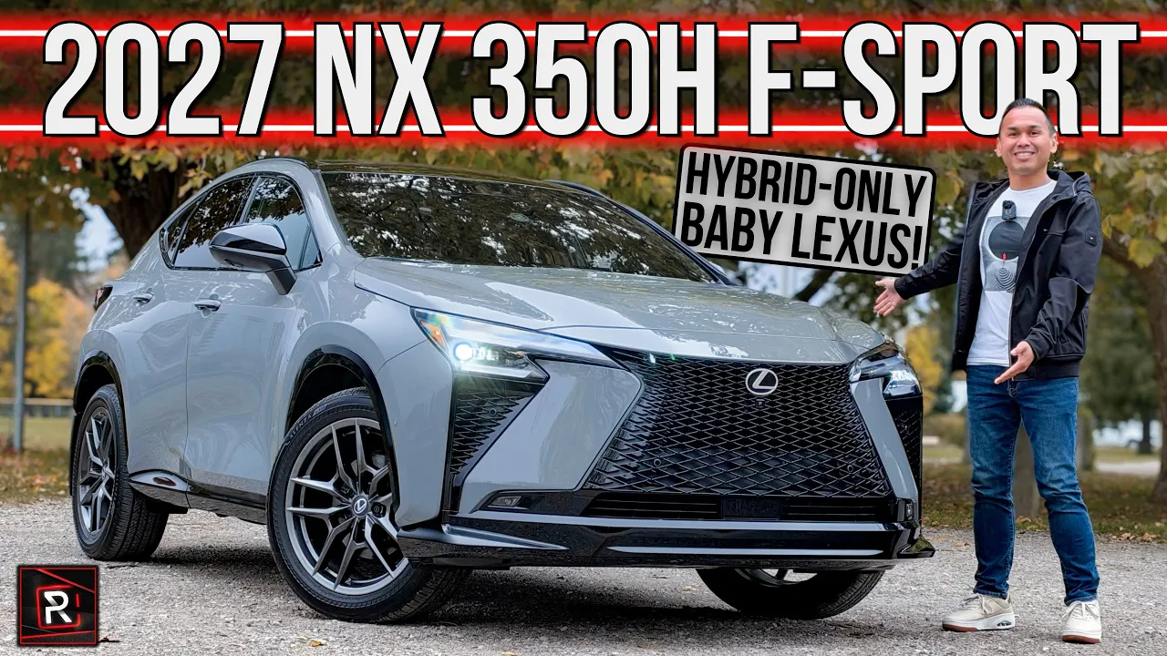 Popular NX Goes Hybrid Only! | 2027 Lexus NX 350h F-Sport | Detailed First Look