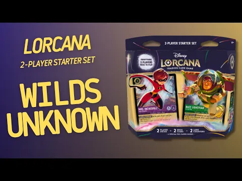 Disney Lorcana Wilds Unknown 2 Player Starter Deck | Inside with João Ricardo Ep867
