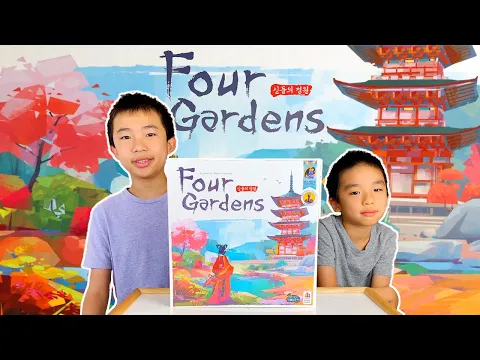 Four Gardens Board Game Unboxing and Review (Dice Tower Essentials) 신들의 정원
