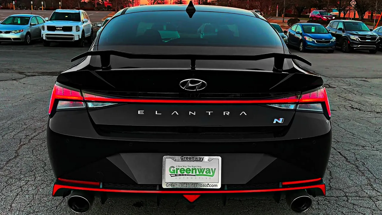 Hyundai Elantra N (2023) - interior and Exterior Details (Aggressive Sedan)