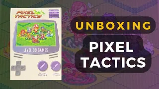 (Gamefound Preview) Pixel Tactics Board Game Unboxing | DaniCha