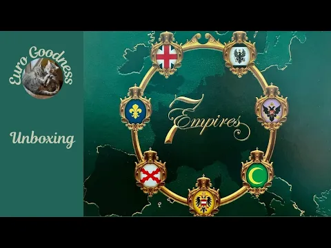 7 Empires Board Game Unboxing