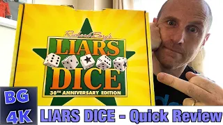 Liars Dice - Boardgames 4K Review - Still Worth It?