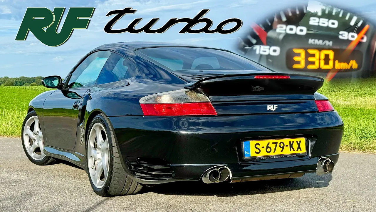 2001 PORSCHE 996 TURBO RUF 550 // 330KMH REVIEW on AUTOBAHN