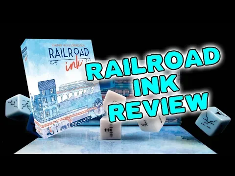 Railroad Ink Board Game Review + How to Play | GLH5 Tabletop Gaming