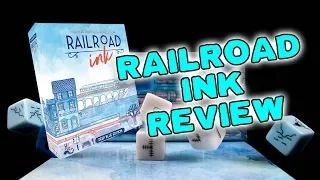 Railroad Ink Board Game Review + How to Play | GLH5 Tabletop Gaming