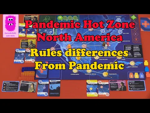 Pandemic Hot Zone North America rules differences from Pandemic #pandemicHotZone #pandemic