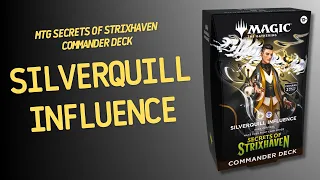 MTG Secrets of Strixhaven Commander Deck Silverquill Influence | Inside with João Ricardo Ep927