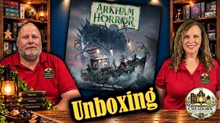Arkham Horror: Under Dark Waves Unboxing | What Lurks Beneath the Surface?