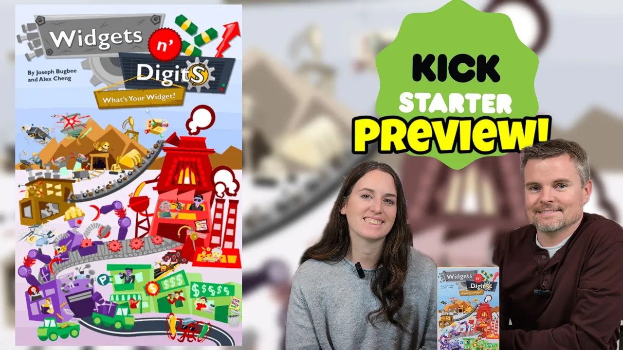 #Kickstarter Preview of Widgets n' Digits | Check Out This Business Running Tableau-Building Game!