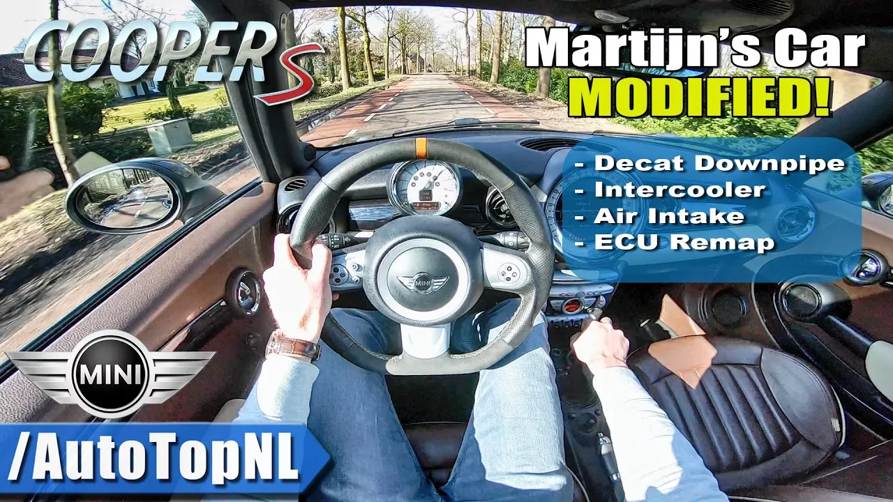 230HP Mini Clubman Cooper S R55 DECAT Exhaust POV Test Drive by AutoTopNL