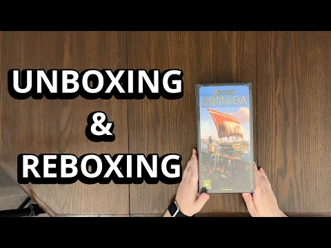 7 Wonders: Armada Expansion - Unboxing and Reboxing - What's in the Box?