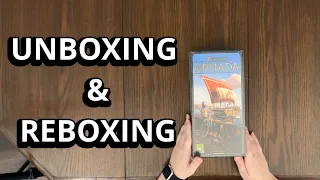 7 Wonders: Armada Expansion - Unboxing and Reboxing - What's in the Box?
