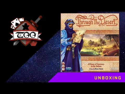 Through the Desert Board Game Unboxing