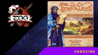 Through the Desert Board Game Unboxing