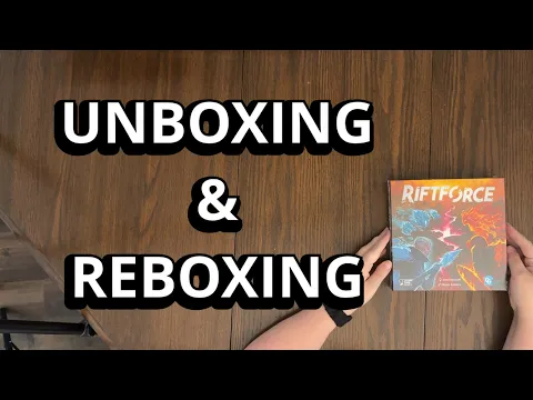 Riftforce - Family Card Game Unboxing & Reboxing - What's in the Box?