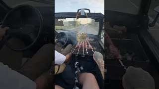 Imagine having a BBQ inside your car...🤣 #bbq #cars #funny